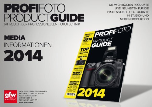 Download Mediadaten PROFIFOTO ProductGuide 2014 (german)