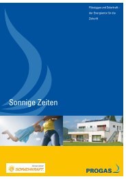 Sonnige Zeiten - PROGAS GmbH & Co KG