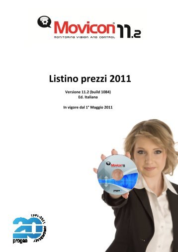 Listino prezzi 2011 - Progea