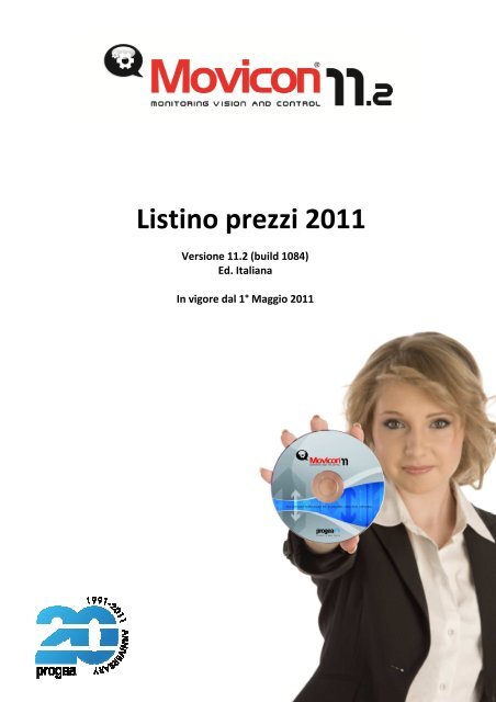 Listino prezzi 2011 - Progea