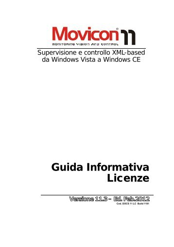 Guida Informativa Licenze - Progea