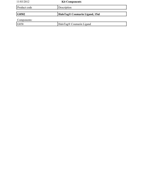 MSDS - Promega