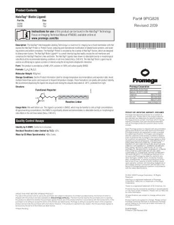 Complete Protocol - Promega