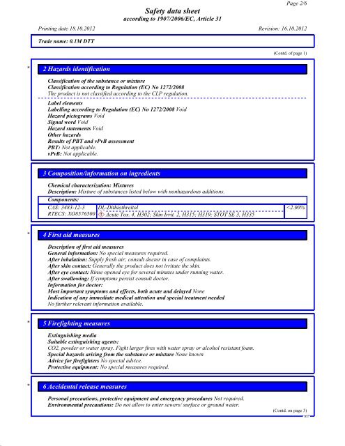 MSDS - Promega