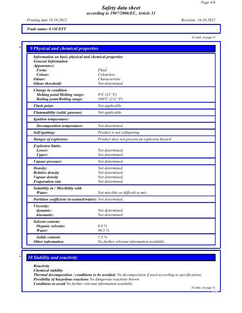 MSDS - Promega