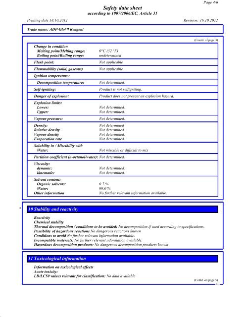 MSDS - Promega