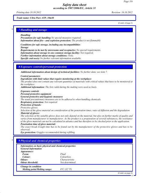 MSDS - Promega