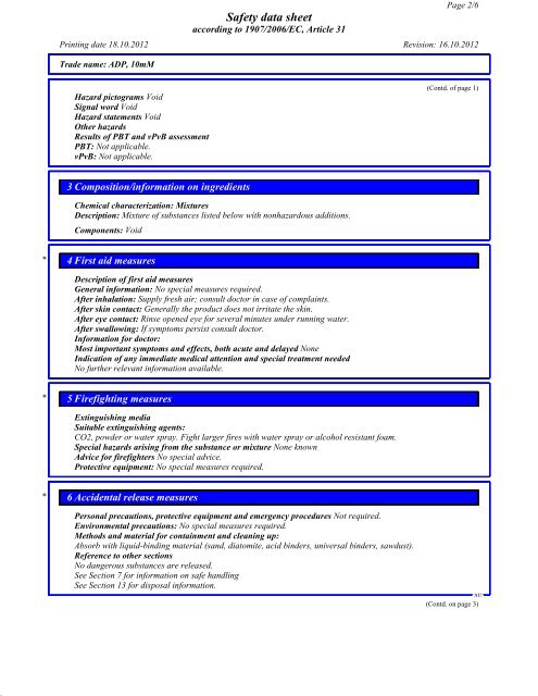 MSDS - Promega