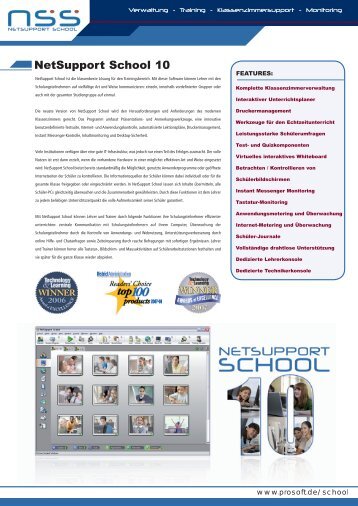 NetSupport School Datenblatt