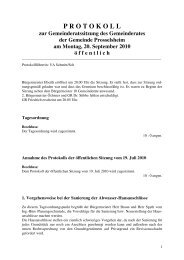 Protokoll öffentlich - Prosselsheim