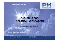Company presentation, English, pdf - Proton Motor Fuel Cell GmbH
