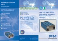 Fuel cell stack PM 200 - Proton Motor Fuel Cell GmbH