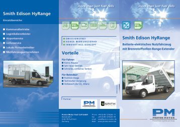 HyRange, flyer, German, pdf - Proton Motor Fuel Cell GmbH