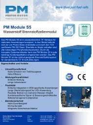 Datenblatt - Proton Motor Fuel Cell GmbH