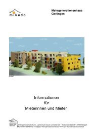 Mehrgenerationenhaus Gerlingen - PRO-Wohngenossenschaft