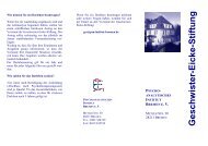 Faltblatt - Psychoanalytisches Institut Bremen eV