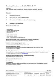 Fernabsatzinformationen BörseDirekt - PSD Bank Hessen ...