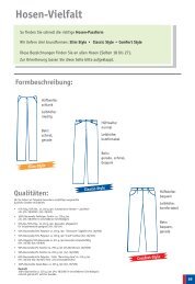 Hosen-Vielfalt - PSL Arbeitskleidung