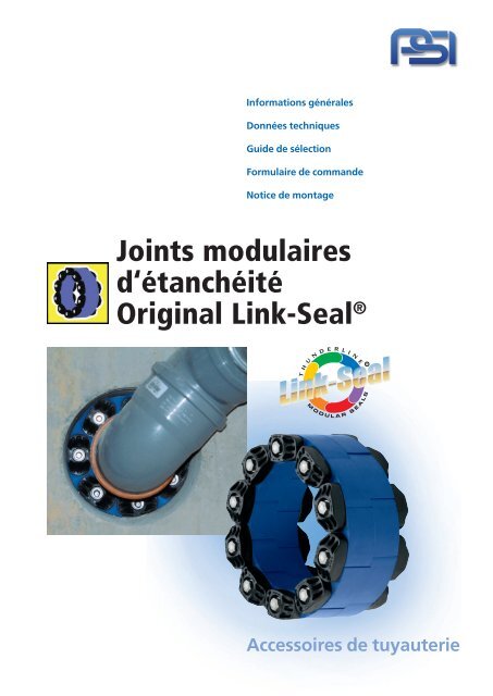 Joints modulaires d'étanchéité Original Link-Seal® - PSI Products ...