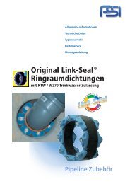 Link-Seal® mit KTW / W270 Trinkwasser Zulassung - PSI Products ...