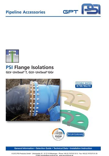 PSI Flange Isolations -  PSI Products GmbH