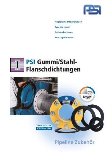 Pipeline ZubehÃ¶r PSI Gummi/Stahl- Flanschdichtungen