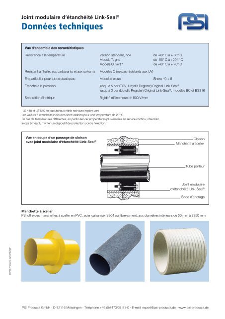 Link-Seal - PSI Products GmbH