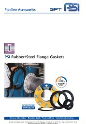 PSI Rubber/Steel Flange Gaskets -  PSI Products GmbH
