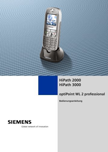 optiPoint WL2 professional (HiPath 2000_HiPath 3000) - inteko ...