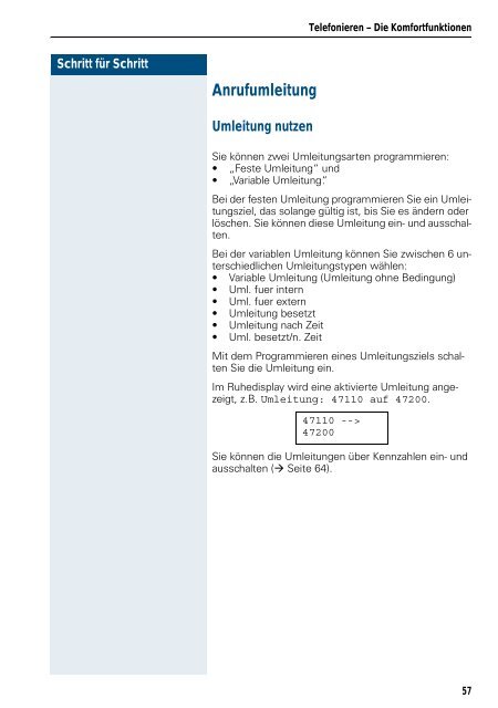 (HiPath 4000), Bedienungsanleitung, Ausgabe 1 - PTC Telecom ...