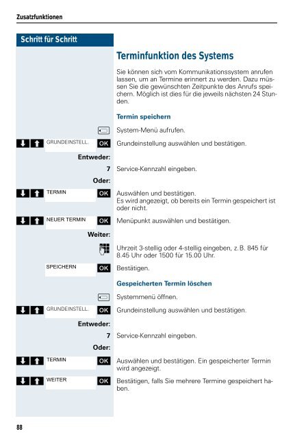 (HiPath 4000), Bedienungsanleitung, Ausgabe 1 - PTC Telecom ...