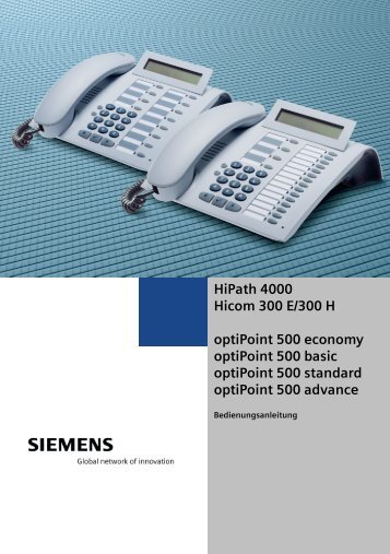 optiPoint 500 economy_basic_standard_advance, eco basic ...