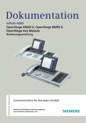 OpenStage 60_80 HFA (HiPath 4000)