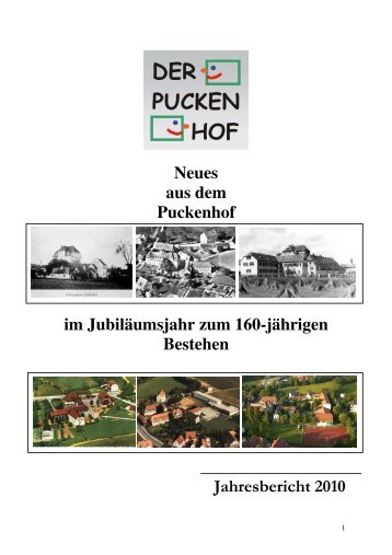 Jahresbericht 2010 -  Der Puckenhof