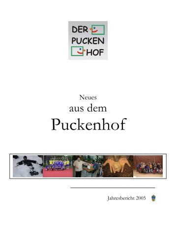 Jahresbericht 2005 - Der Puckenhof