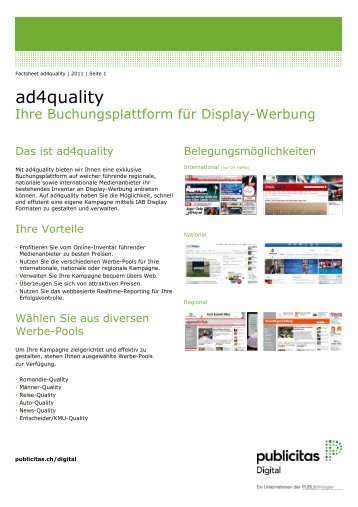 ad4quality - Publicitas AG