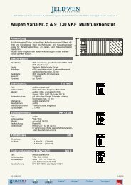 Alupan Varia Nr. 5 & 9 T30 VKF Multifunktionstür - JELD-WEN ...