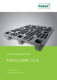 Datenblatt FIDUS Light 1210 - PURUS PLASTICS