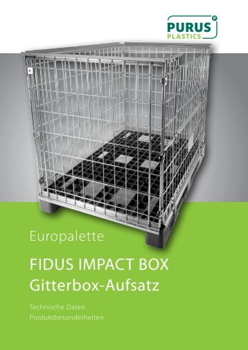 FIDUS IMPACT BOX Gitterbox-Aufsatz - PURUS PLASTICS