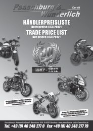 HÄNDLERPREISLISTE TRADE PRICE LIST