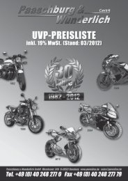 UVP-PREISLISTE