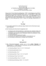 Rechtsverordnung - Struktur- und Genehmigungsdirektion Nord