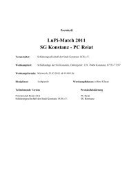 PC Reiat - Schützengesellschaft der Stadt Konstanz 1438 eV