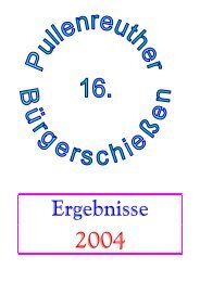 2004 - SG Pullenreuth