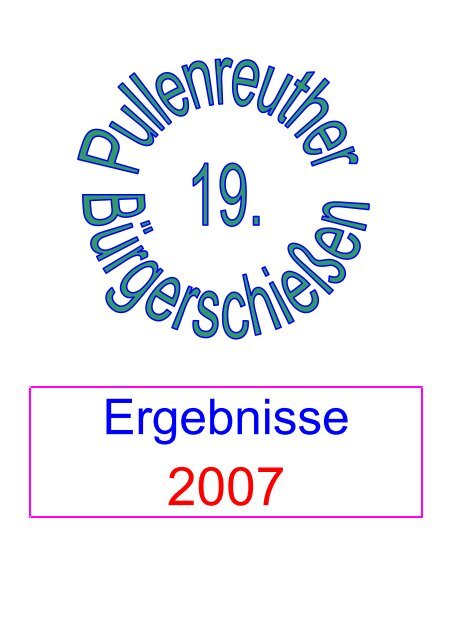 2007 - SG Pullenreuth