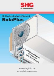 RolaPlus Flyer.cdr - SHG Rolladen-Systeme GmbH