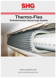 Thermo Flex Flyer - SHG Rolladen-Systeme GmbH