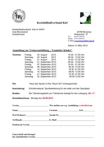 Kreisfußballverband Kiel