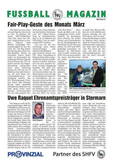 Ausgabe 13 / 2009 vom 30.03.2009 - Schleswig-Holsteinischer ...