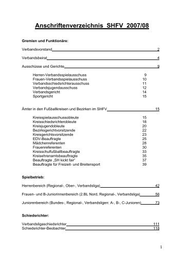 Kreis Kiel - Schleswig-Holsteinischer Fussballverband eV